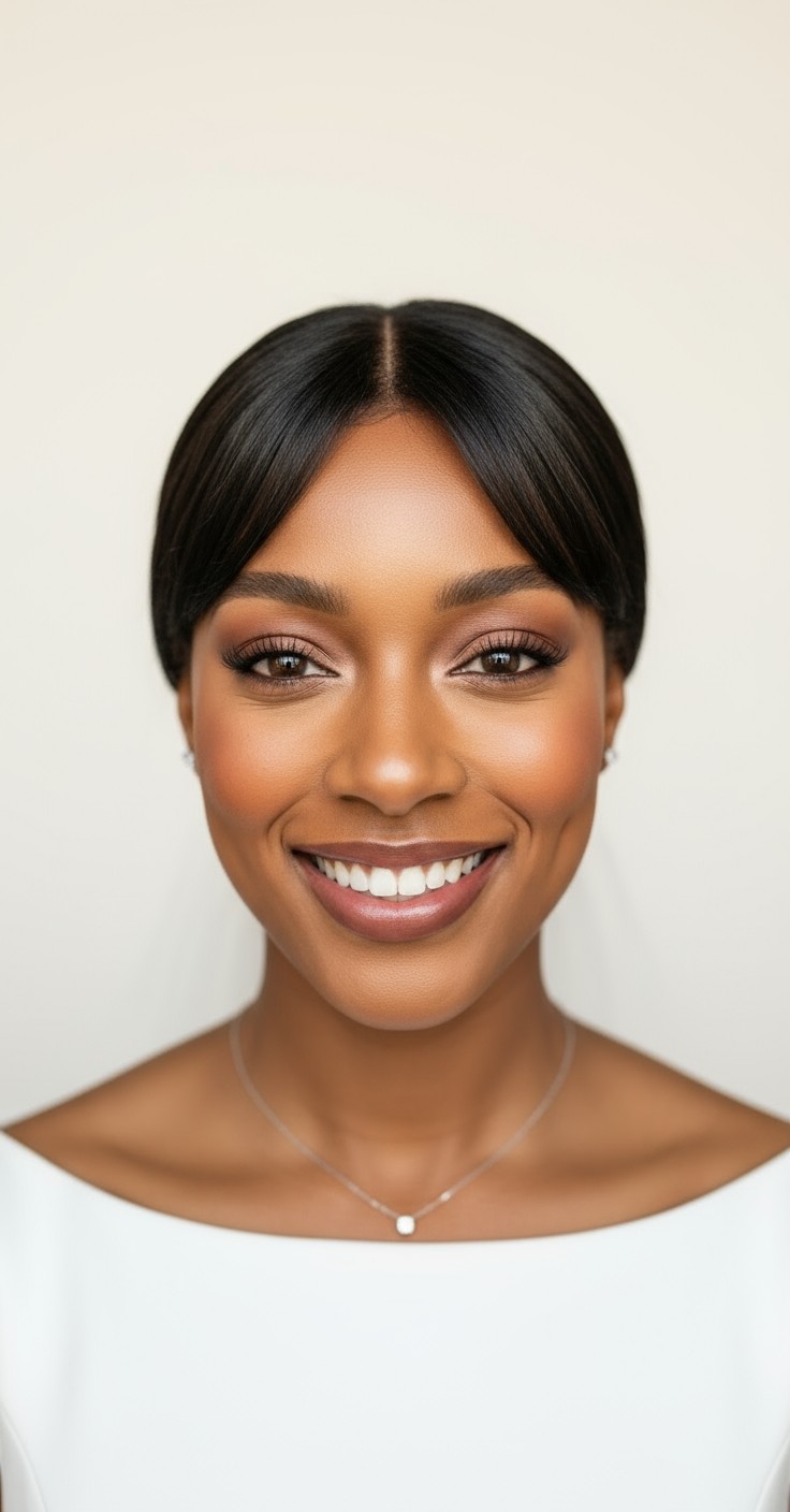 After Korean Side Bangs